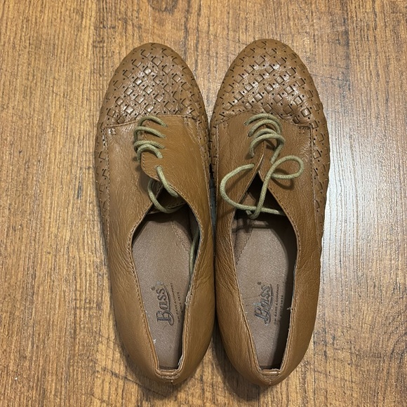 Bass | Leather Woven Lace Up Platforms - Picture 8 of 16